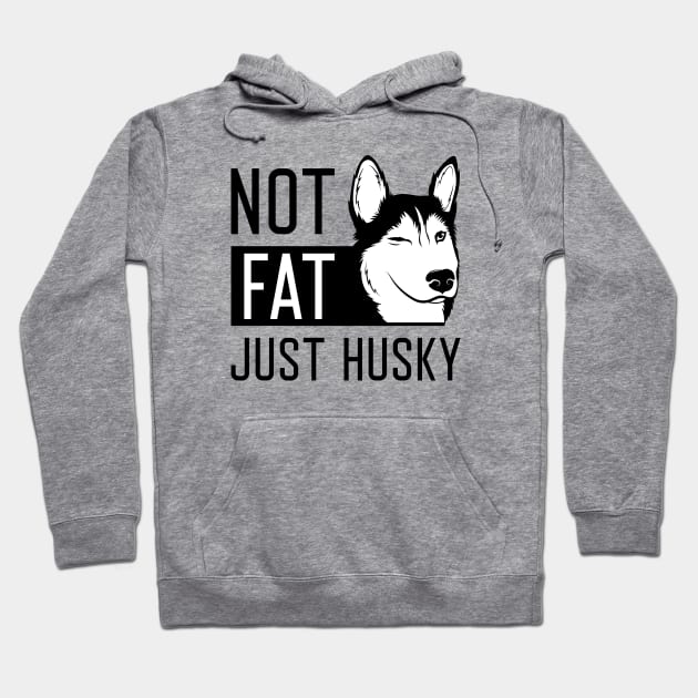 Not Fat Just Husky Hoodie by LuckyFoxDesigns